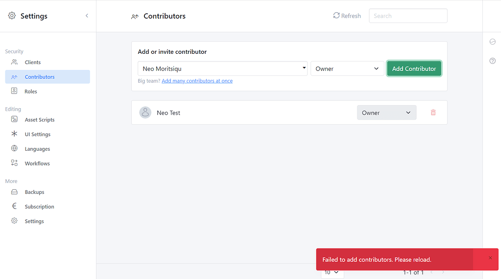 [SOLVED] Frontend Bugs (UI and Backend Url) - Solved Bugs - Squidex Support