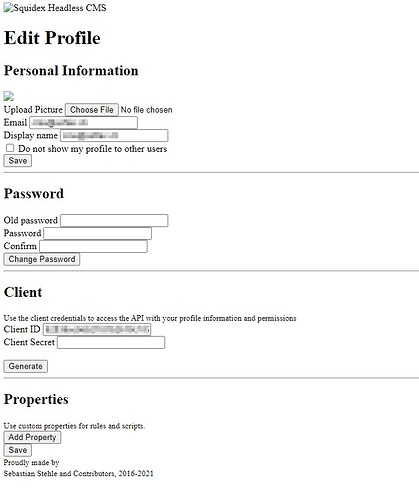 2022-05-19 12_54_15-Profile - Squidex Headless CMS